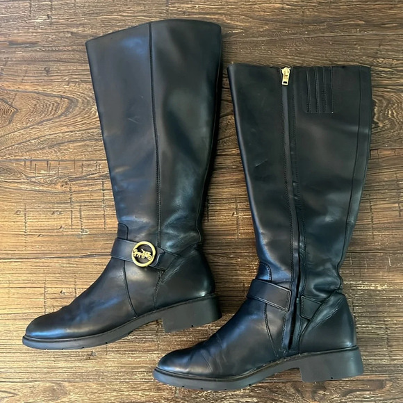 COACH Rory Riding Boot Black Size 7C - Picture 3 of 9